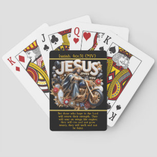 Isaiah 40:31 Faith AI Art Casinokort
