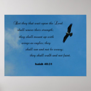 Isaiah 40:31 men de väntar på Herren.. Poster
