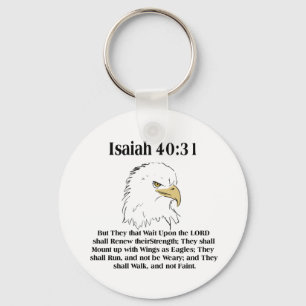 Isaiah 40:31 Nyckelring