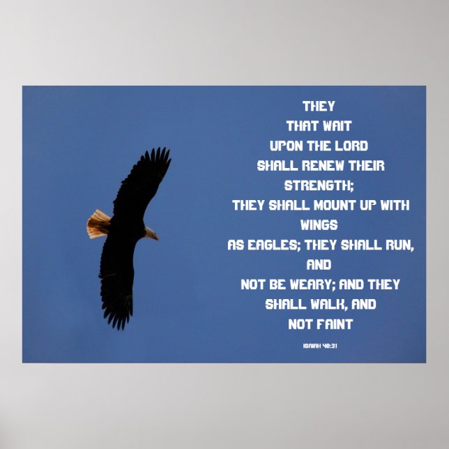 Isaiah 40:31 poster (Framsidan)