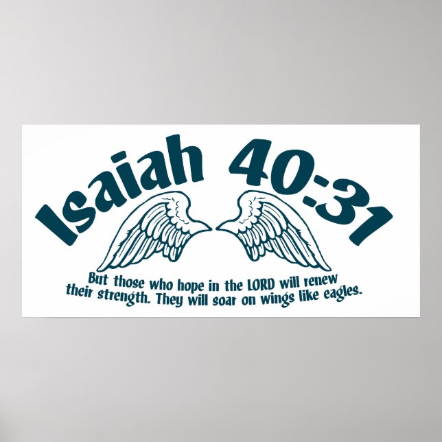 Isaiah 40:31 poster (Framsidan)