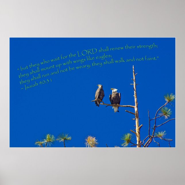 Isaiah 40:31 poster (Framsidan)