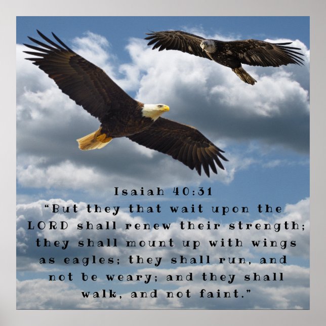 ISAIAH 40:31 POSTER (Framsidan)