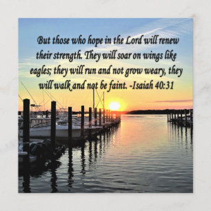 ISAIAH 40:31 SCRIPTURE VERSE INBJUDNINGAR