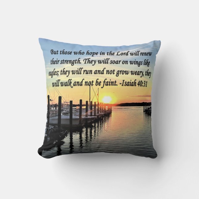 ISAIAH 40:31 SCRIPTURE VERSE KUDDE (Framsida)