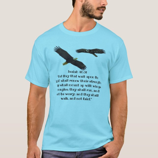 ISAIAH 40:31 T SHIRT (Framsida)
