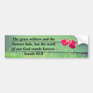 Isaiah 40:8 bildekal