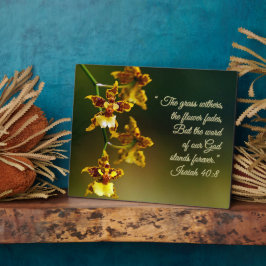 Isaiah 40:8, inspirationsplan