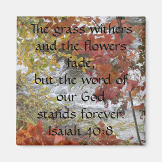 Isaiah 40:8 magnet