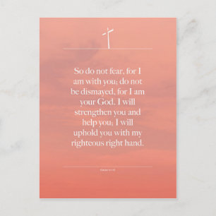 Isaiah 41-10 Bibelinspirationstecken Vykort