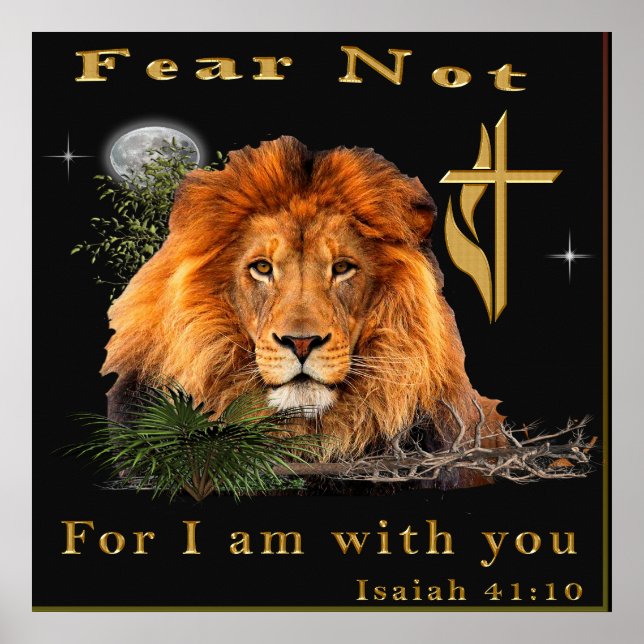 Isaiah 41:10 Christian poster (Framsidan)