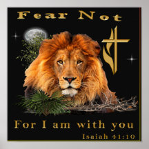 Isaiah 41:10 Christian poster