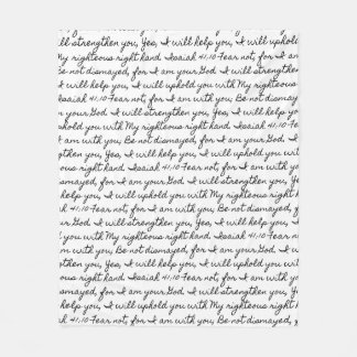 Isaiah 41:10 fleecefilt