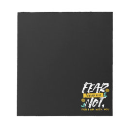 Isaiah 41:10 - Frukta inte inspirerande bibelverse Anteckningsblock