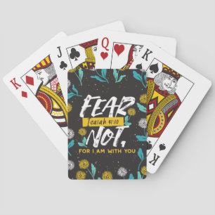 Isaiah 41:10 - Frukta inte inspirerande bibelverse Casinokort