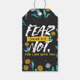 Isaiah 41:10 - Frukta inte inspirerande bibelverse Presentetikett
