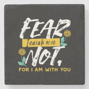 Isaiah 41:10 - Frukta inte inspirerande bibelverse Stenunderlägg