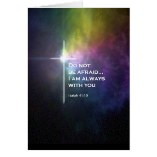 Isaiah 41:10 hälsningskort
