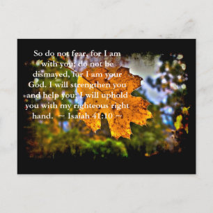 Isaiah 41:10 II Vykort