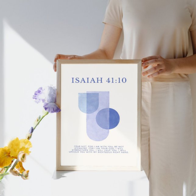 Isaiah 41:10 poster (Skapare uppladdad)