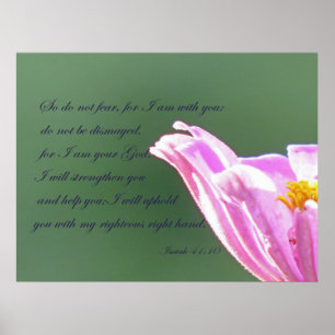 Isaiah 41:10 poster