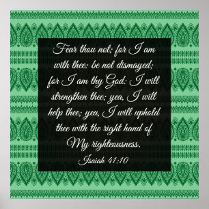 Isaiah 41:10 poster