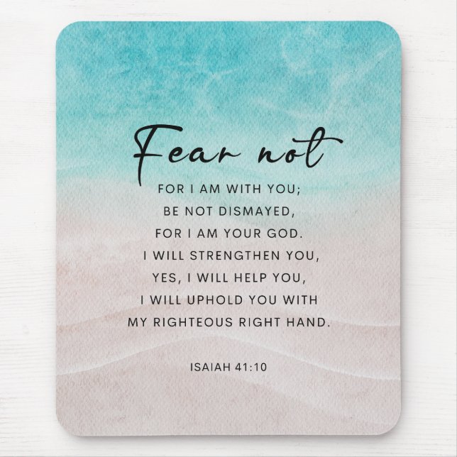 Isaiah 41:10 Rädsla ej Musmatta (Framsidan)