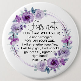 Isaiah 41:10 Rädsla inte för Blommigt av Lila Knapp