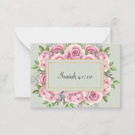 ISaiah 41:10 Skriptkort Anteckningskort