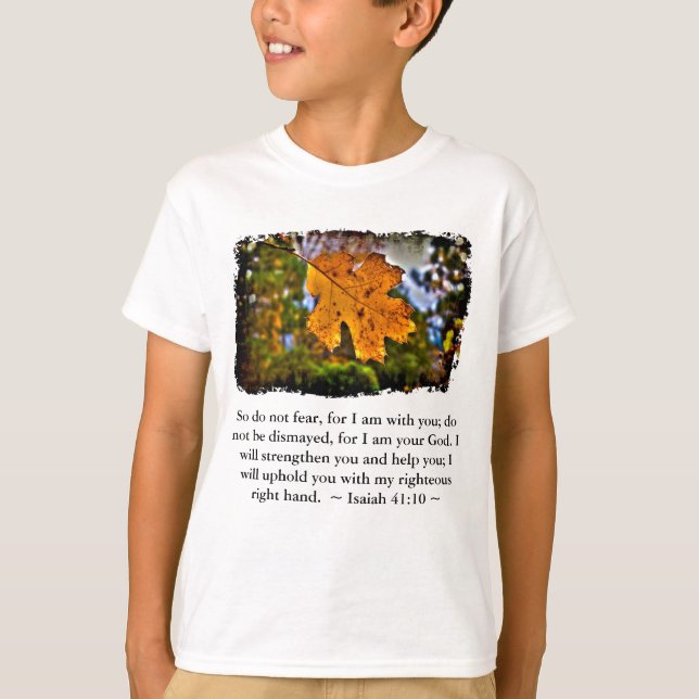 Isaiah 41:10 t-shirt (Framsida)