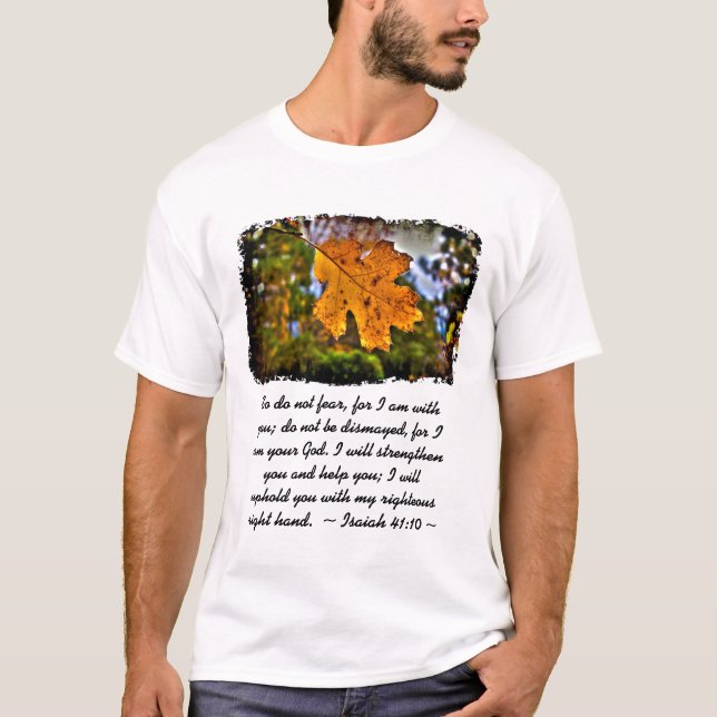 Isaiah 41:10 t-shirt (Framsida)
