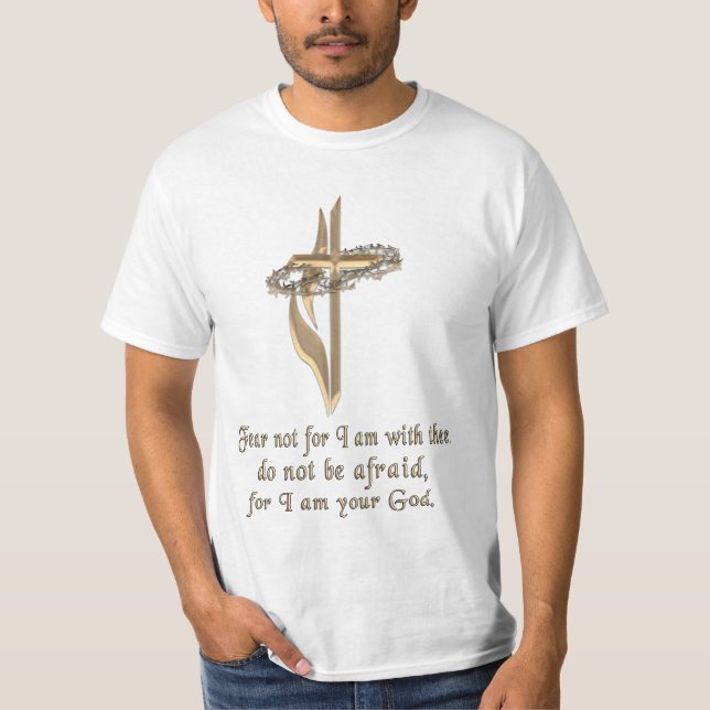 Isaiah 41:10 t-shirts (Framsida)