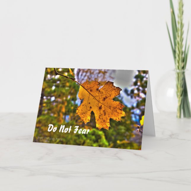 Isaiah 41:10 Uppmuntra Kort (Framsida)