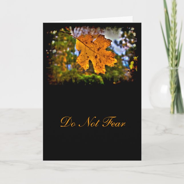 Isaiah 41:10 Uppmuntra Kort (Framsida)