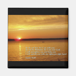 Isaiah 41:10solnedgång magnet