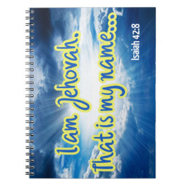 Isaiah 42:8 anteckningsbok