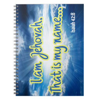 Isaiah 42:8 anteckningsbok