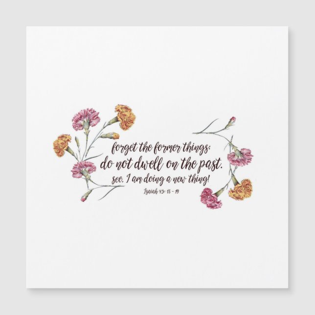 Isaiah 43:18 - 19 (Framsida)