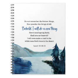 Isaiah 43:18-19 anteckningsbok