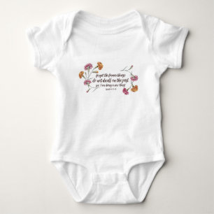 Isaiah 43:18 - dräkt för 19 baby t shirt