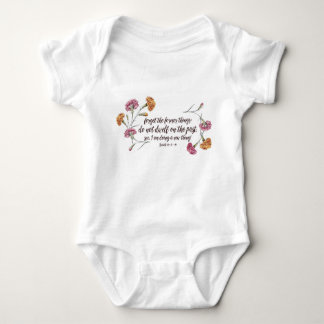Isaiah 43:18 - dräkt för 19 baby t shirt