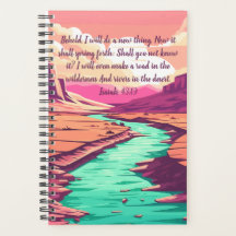 Isaiah 43:19 Planner River Desert 