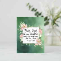 Isaiah 43:1 fruktan inte för att jag har insett er