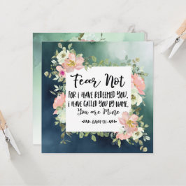 Isaiah 43:1 fruktar inte Bible Verse Christian Car