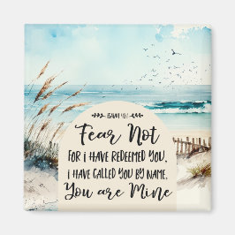 Isaiah 43:1 Rädsla för att inte jag har återkallat Magnet