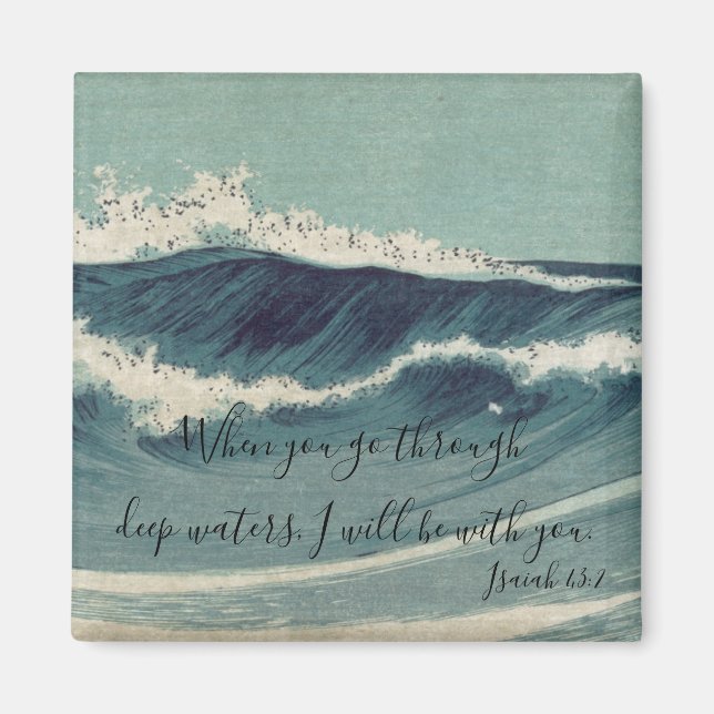 Isaiah 43:2 magnet (Framsidan)