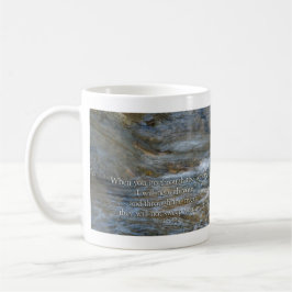 Isaiah 43:2 När du går genom vatten Kaffemugg