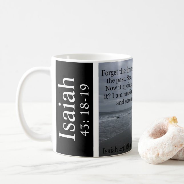 Isaiah 43 kaffemugg (Med munk)