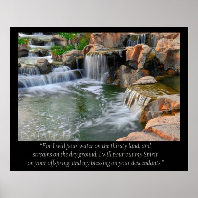ISAIAH 44:3 Poster (Framsidan)