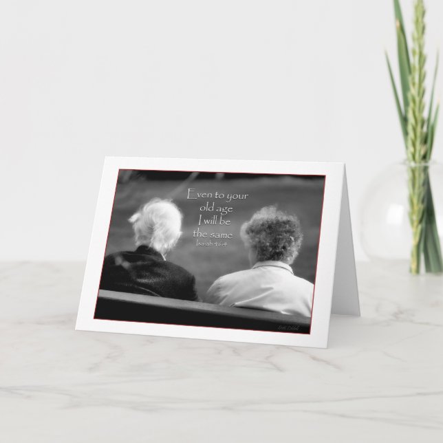 Isaiah 46:4 Till och med till din ålder är jag den Kort (Framsida)